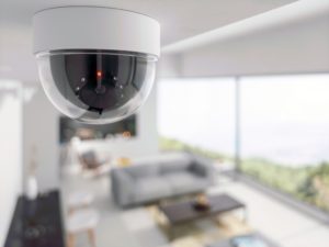 Security Camera in living room